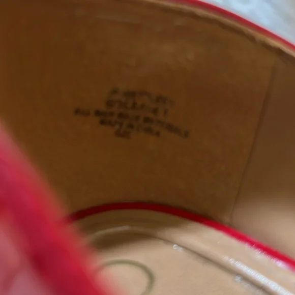 Jessica Simpson Elegant Red Patent Women's Pumps - Picture 8 of 8